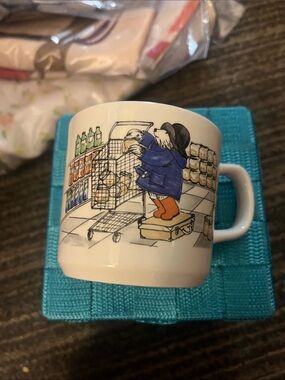 Coalport Fine Bone China Mug - Paddington Bear at the Supermarket 1983